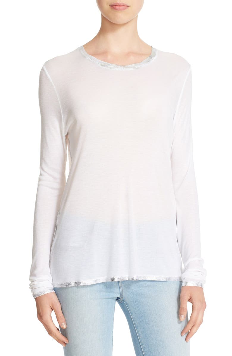 Zadig & Voltaire Tops Willy Foil Tee
