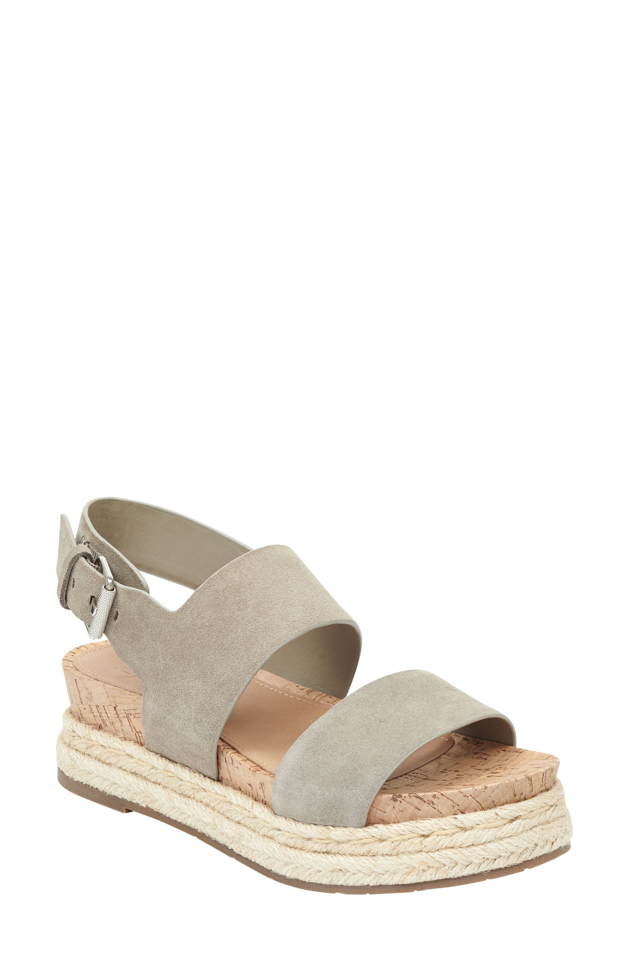 Marc Fisher Ltd Oria Espadrille Platform Sandal, Beige