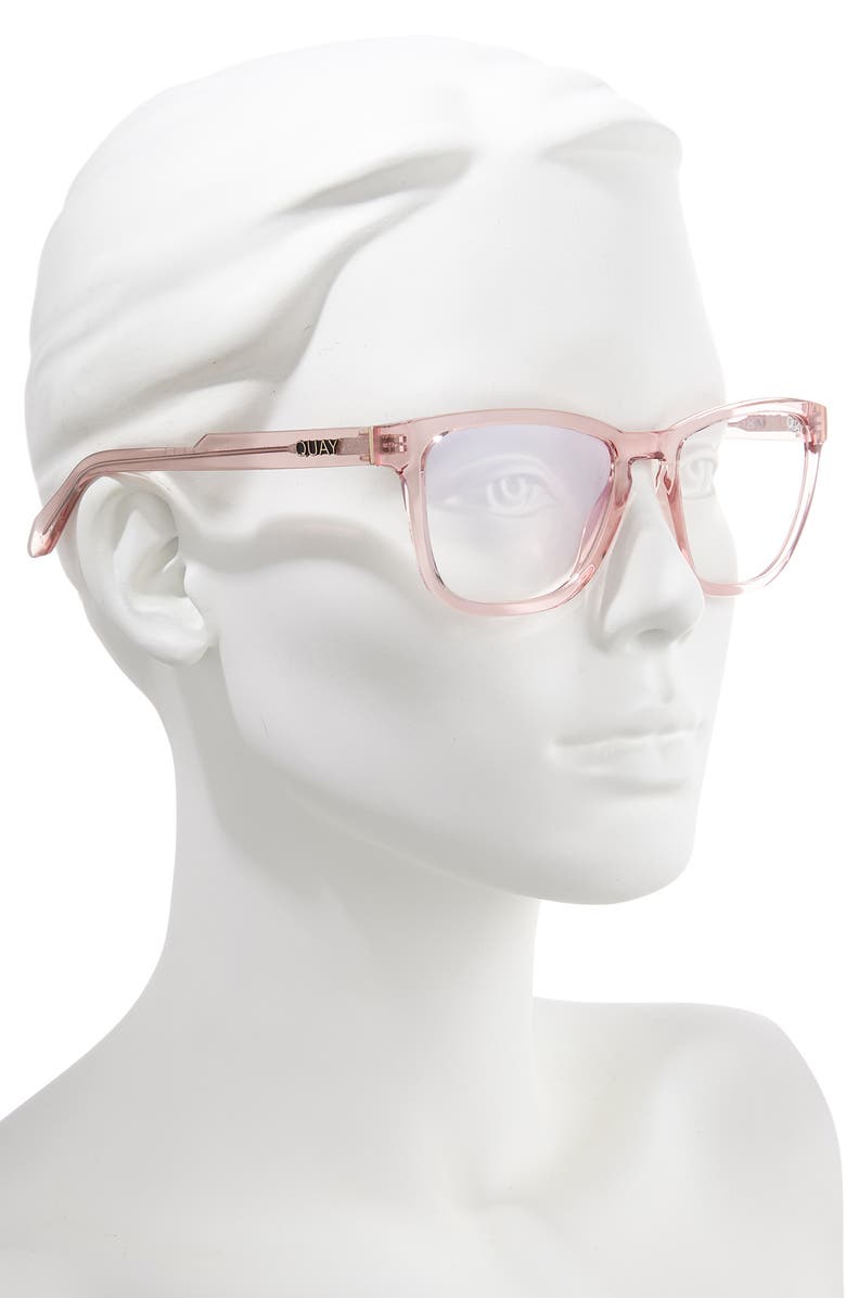 QUAY HARDWIRE 54MM BLUE LIGHT BLOCKING GLASSES,HARDWIRE