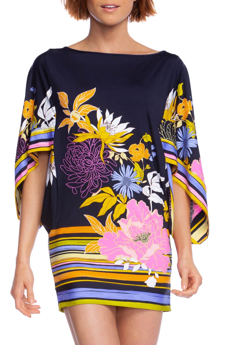 Trina Turk Dresses BAL HARBOUR FLUTTER SLEEVE TUNIC DRESS