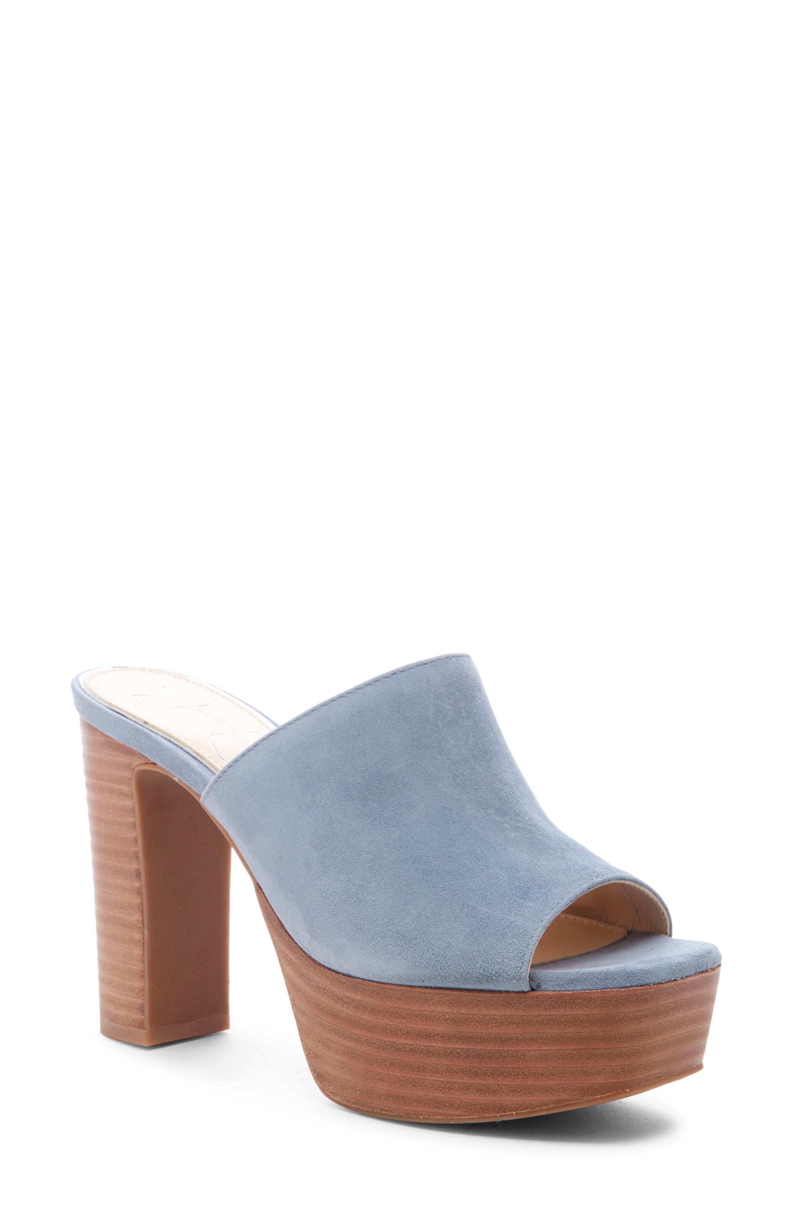 Jessica Simpson Camree Platform Sandal, Blue/green
