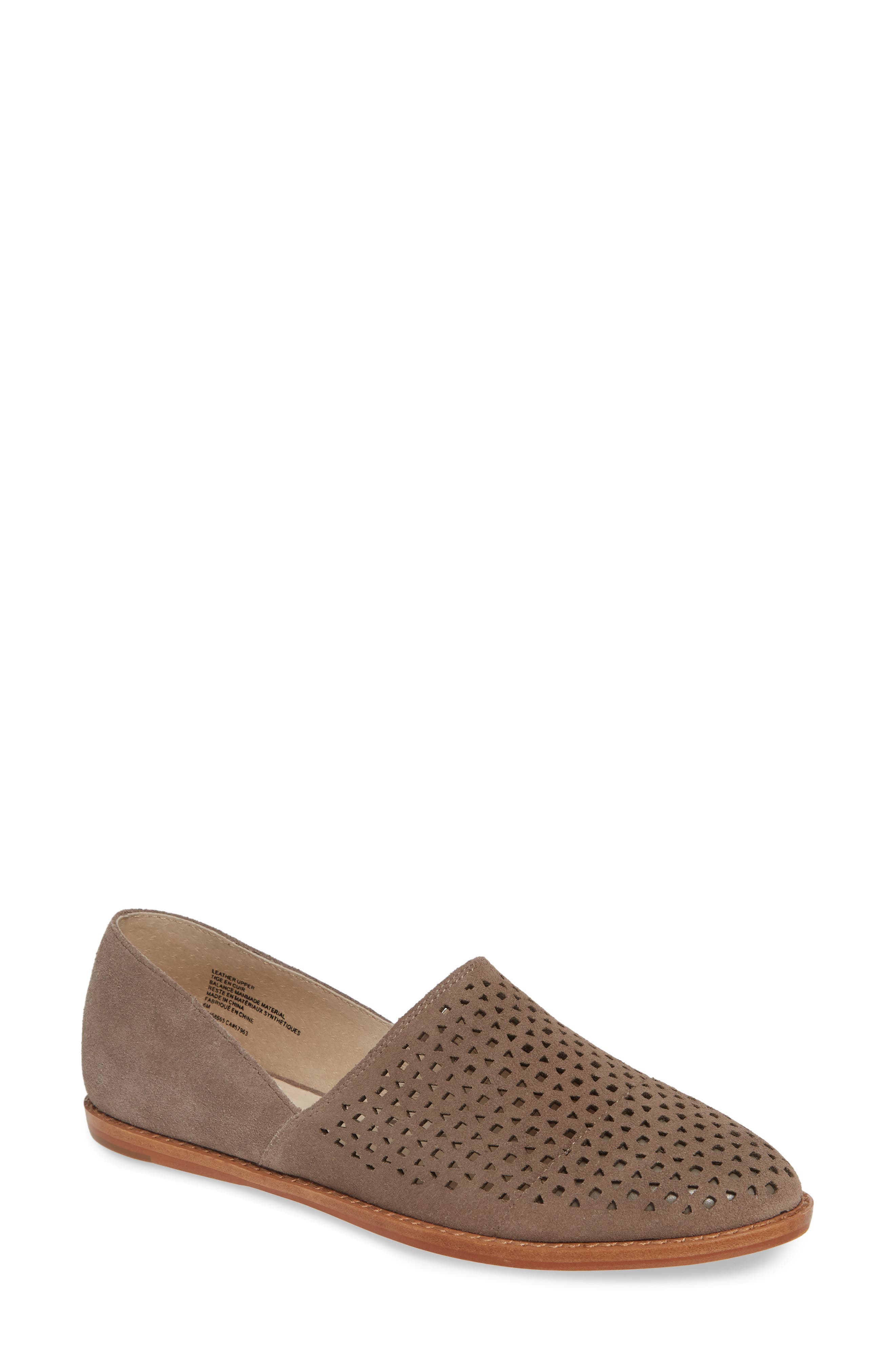 Caslon Adrian Perforated Flat- Beige