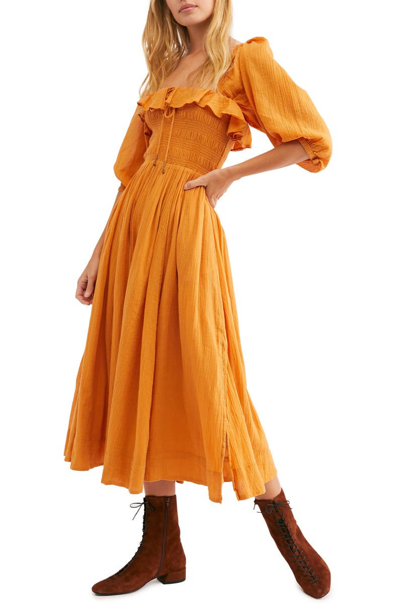 Free People Dresses RUFFLE MAXI DRESS