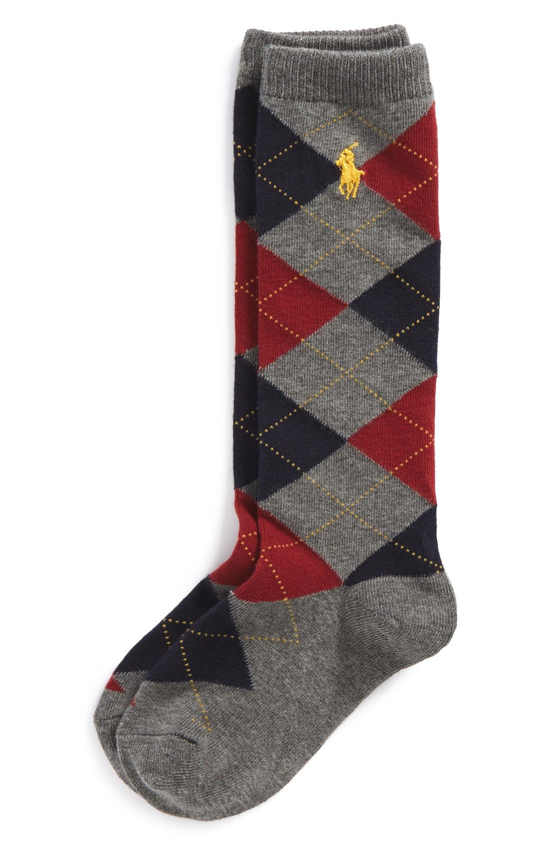 Polo Ralph Lauren Argyle Knee High Socks (Toddler) Nordstrom