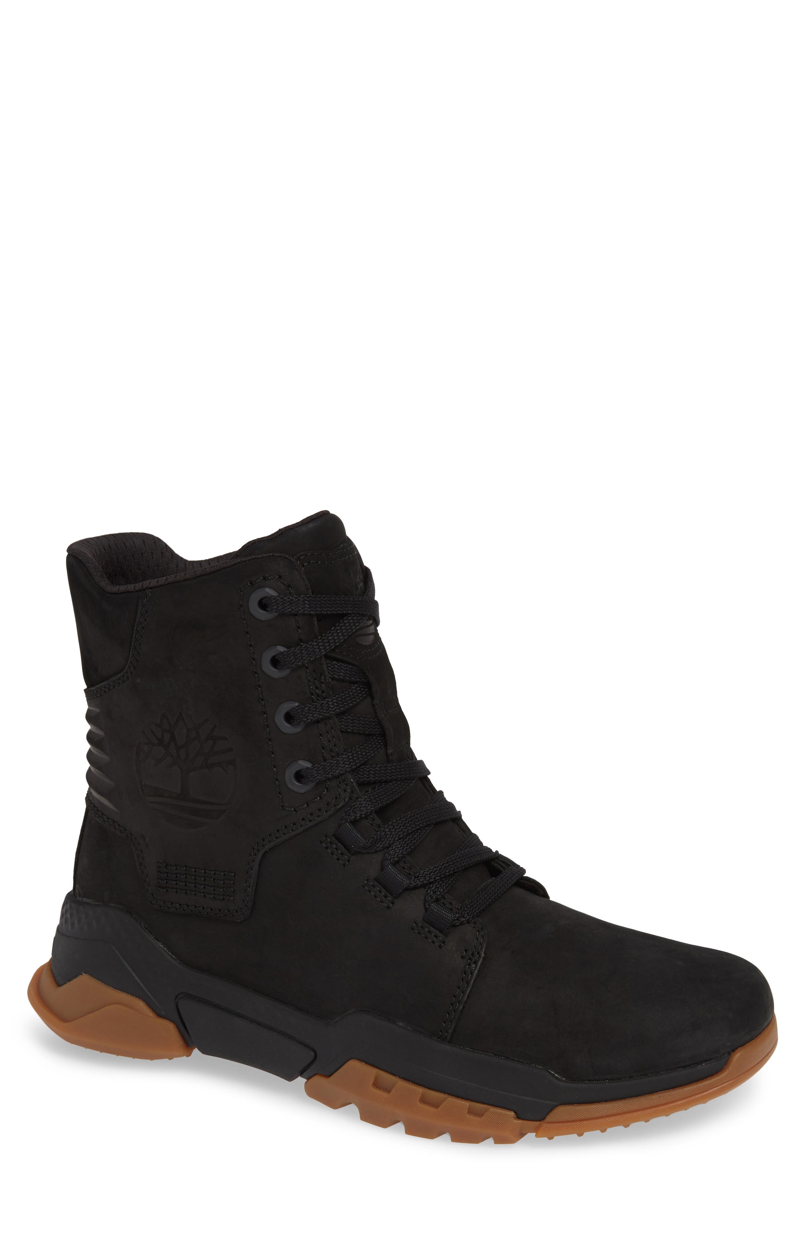 Timberland City Force Reveal Plain Toe Boot, Black