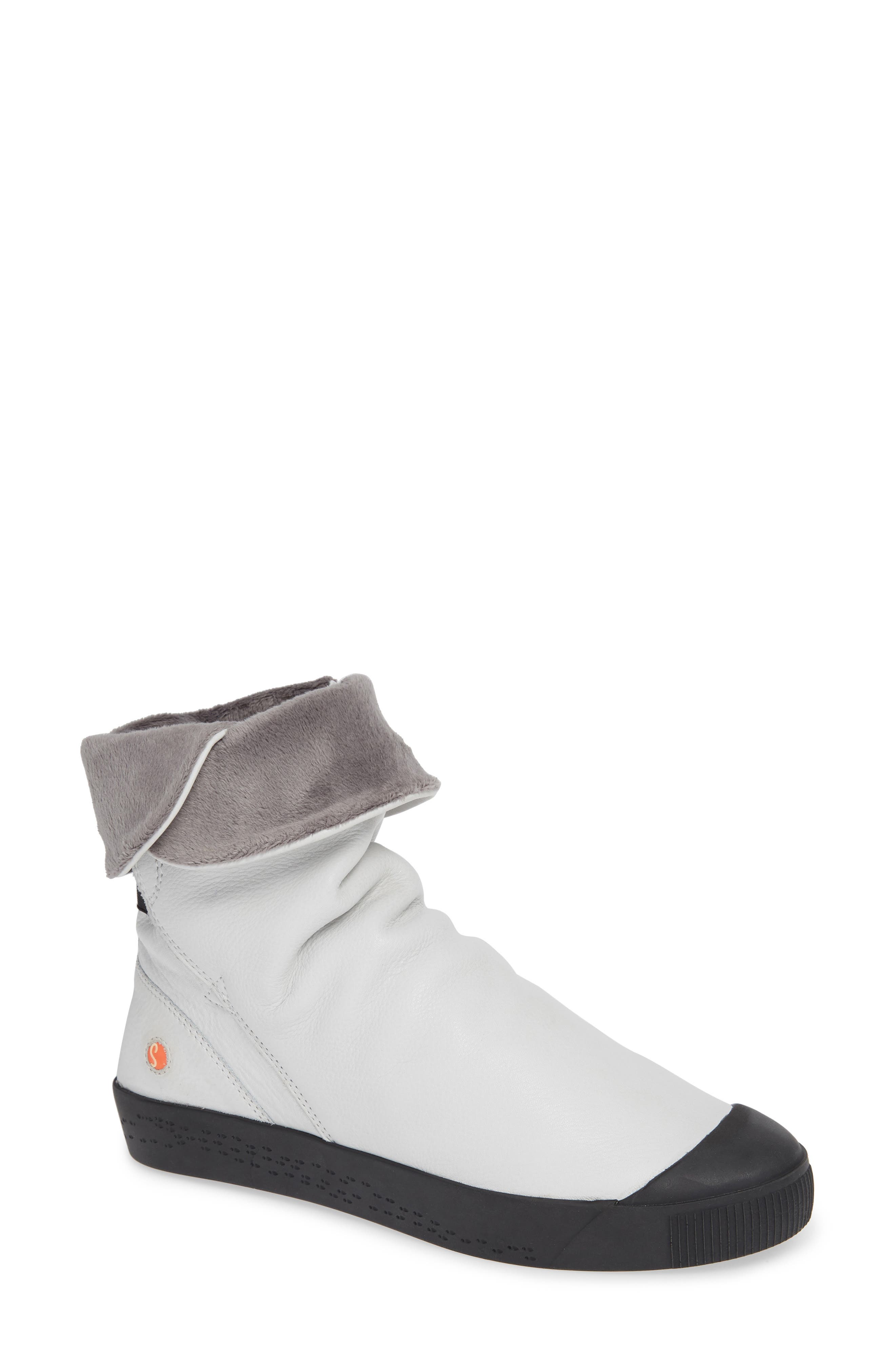 Softinos By Fly London Kaz Slouchy Sneaker Boot - White