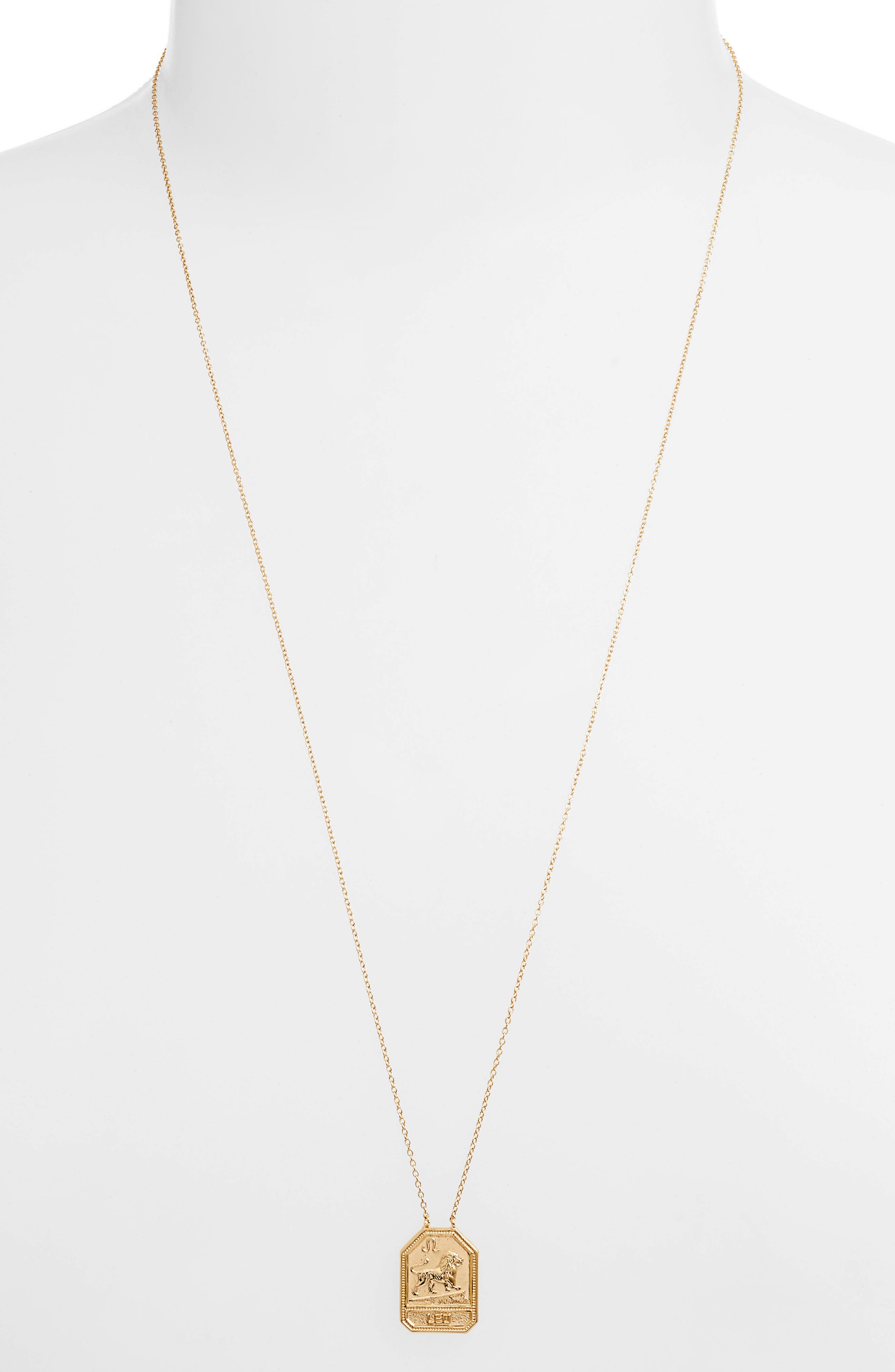 JENNIFER ZEUNER JENNIFER ZEUNER KIANA ZODIAC PENDANT NECKLACE