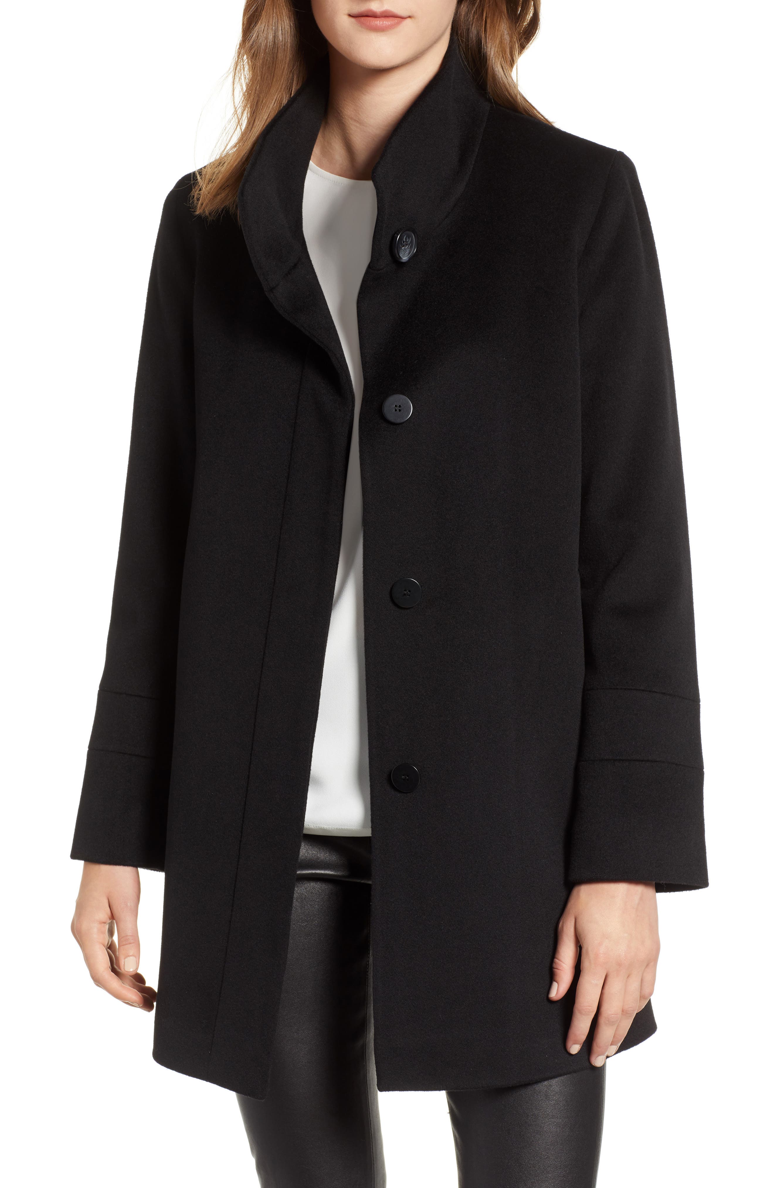Fleurette Placket Front Wool Car Coat Nordstrom