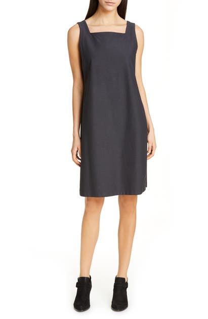 Eileen Fisher Dresses SQUARE NECK SHIFT DRESS