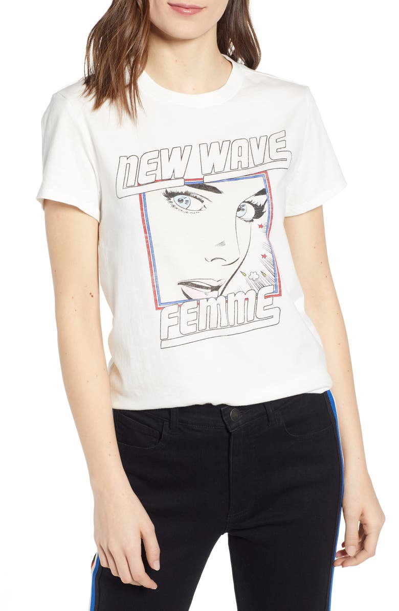 Pam & Gela New Wave Logo Tee In White | ModeSens