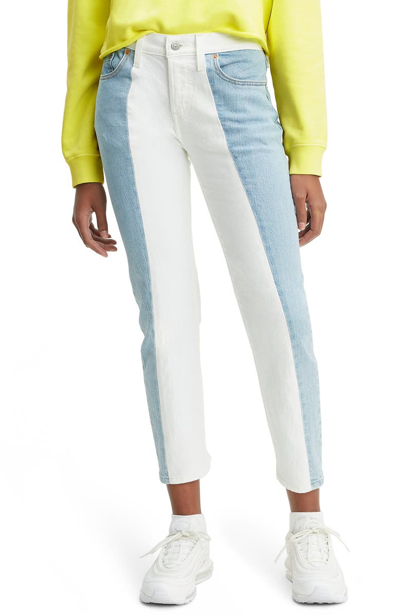 Levi's Jeans 501 COLORBLOCK HIGH WAIST CROP JEANS