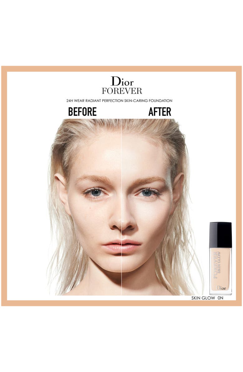 Dior Forever Skin Glow 24H* Wear Radiant Perfection Skin-Caring Foundation 0 Neutral 1 Oz/ 30 Ml