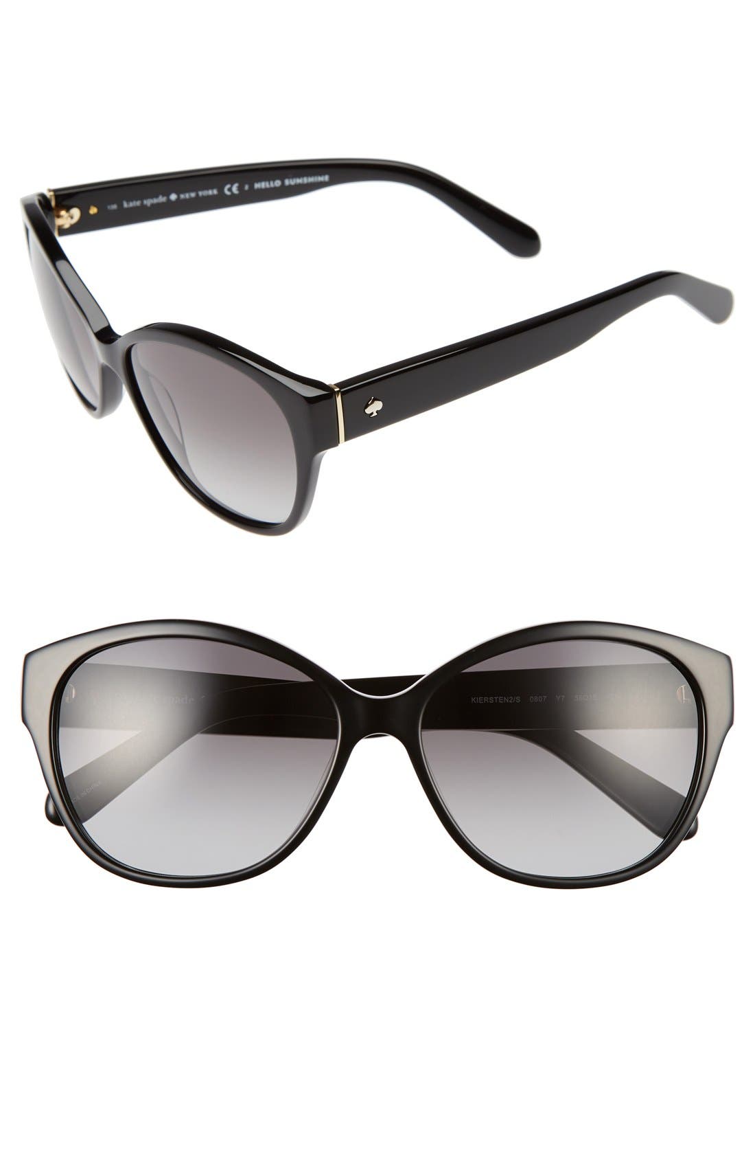 kate spade new york 'kiersten' 56mm cat eye sunglasses Nordstrom
