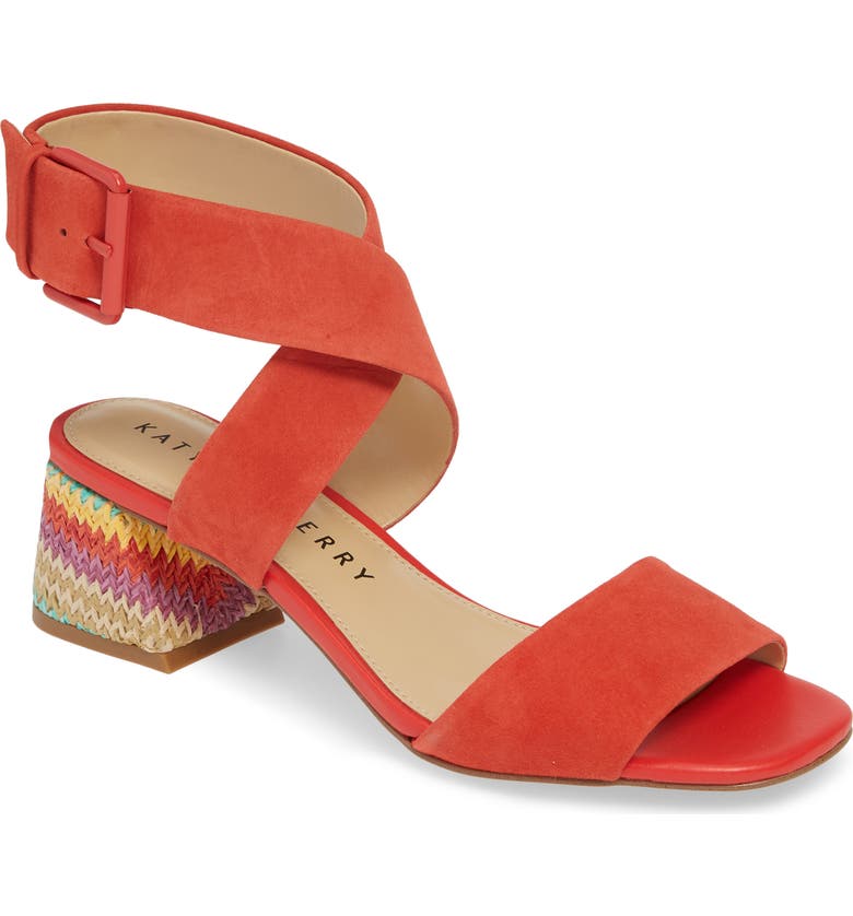 KATY PERRY Albee Sandal, Main, color, SCARLET