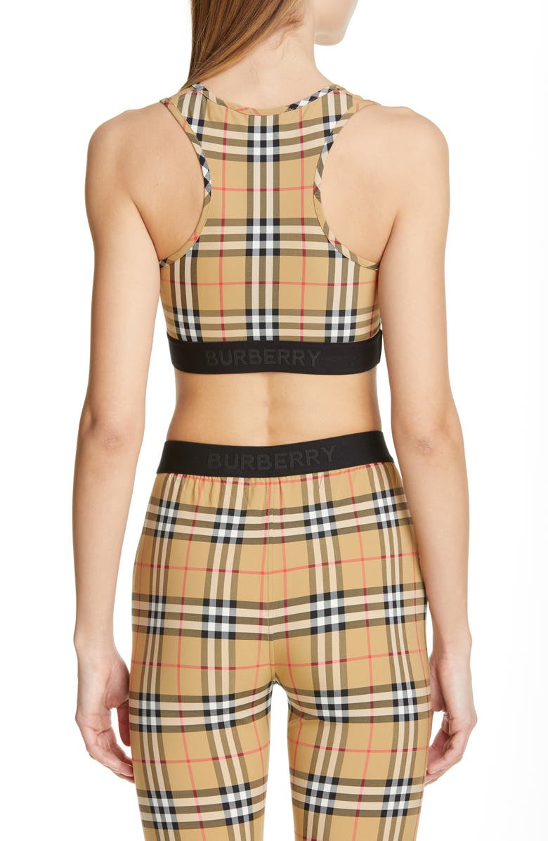 BURBERRY DALBY VINTAGE CHECK BRA,8012451