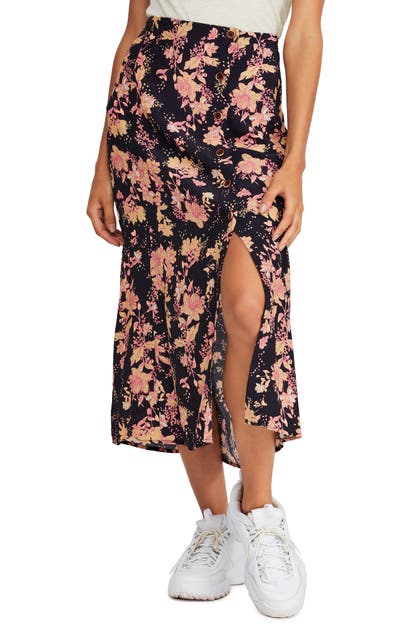 Free People Skirts RETRO LOVE MIDI SKIRT