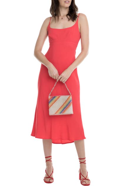 Astr Dresses JOAN SCOOP NECK MIDI DRESS