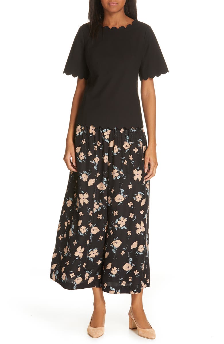 REBECCA TAYLOR DANIELLA SMOCKED PANTS,119985P239