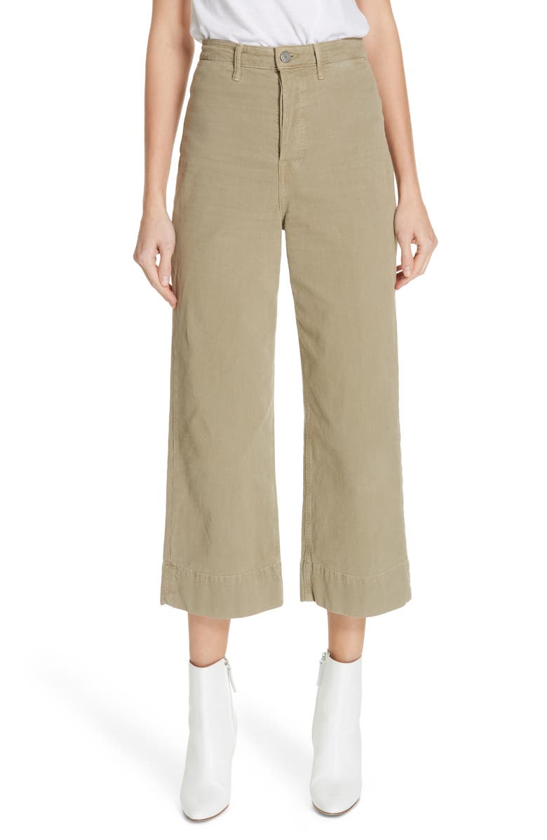 Grlfrnd Jeans CAMPBELL CROP WIDE LEG JEANS