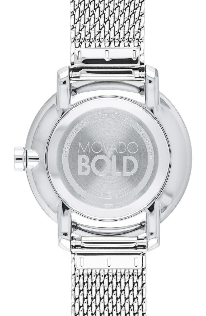 MOVADO BOLD MESH BRACELET WATCH, 34MM,3600579