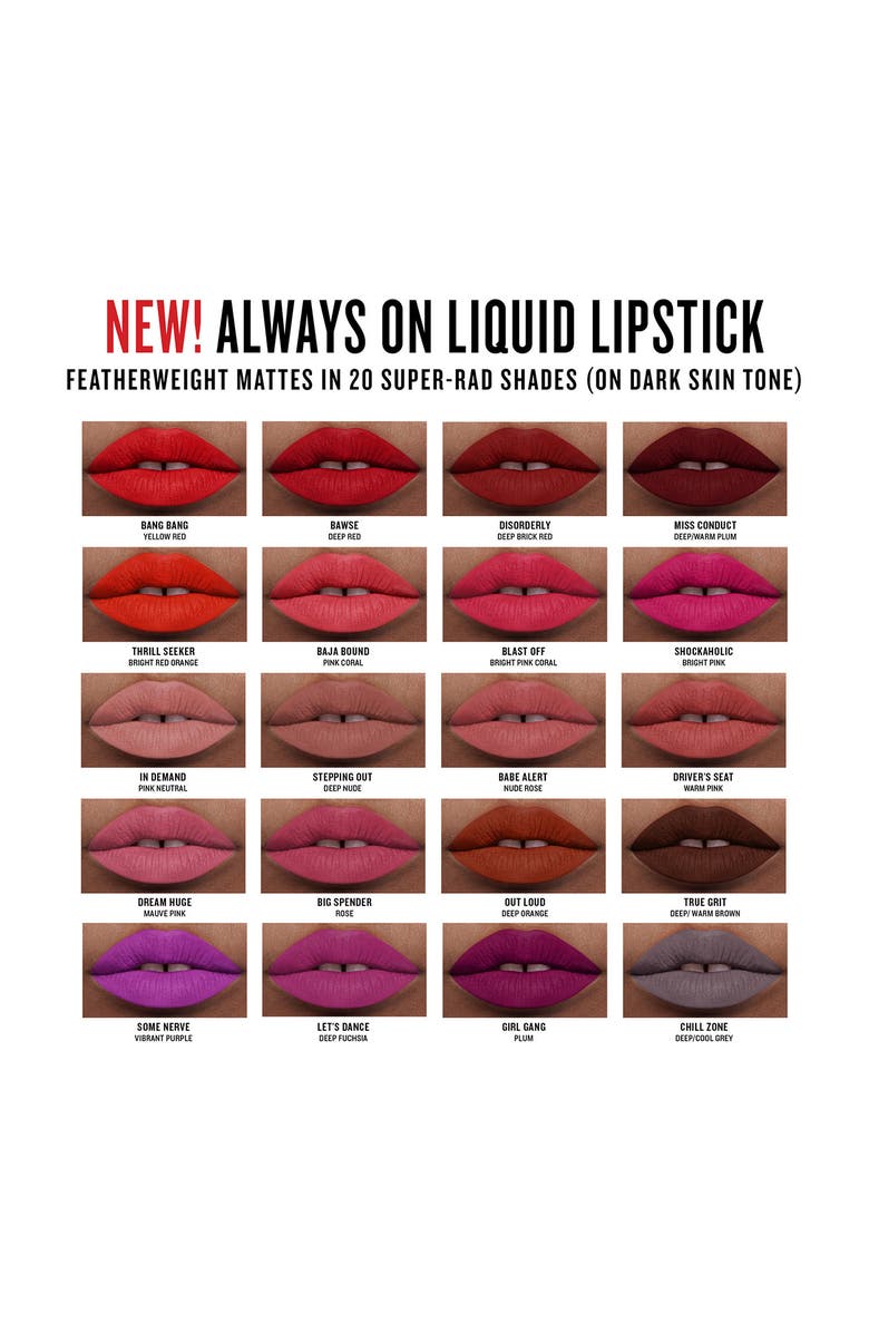 SMASHBOX ALWAYS ON MATTE LIQUID LIPSTICK,C2NP