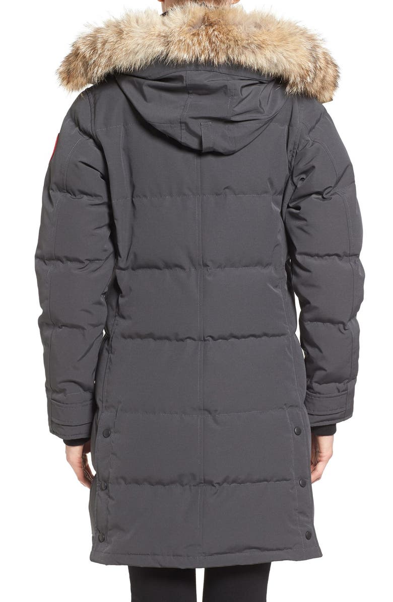 CANADA GOOSE SHELBURNE GENUINE COYOTE FUR TRIM DOWN PARKA,3802L