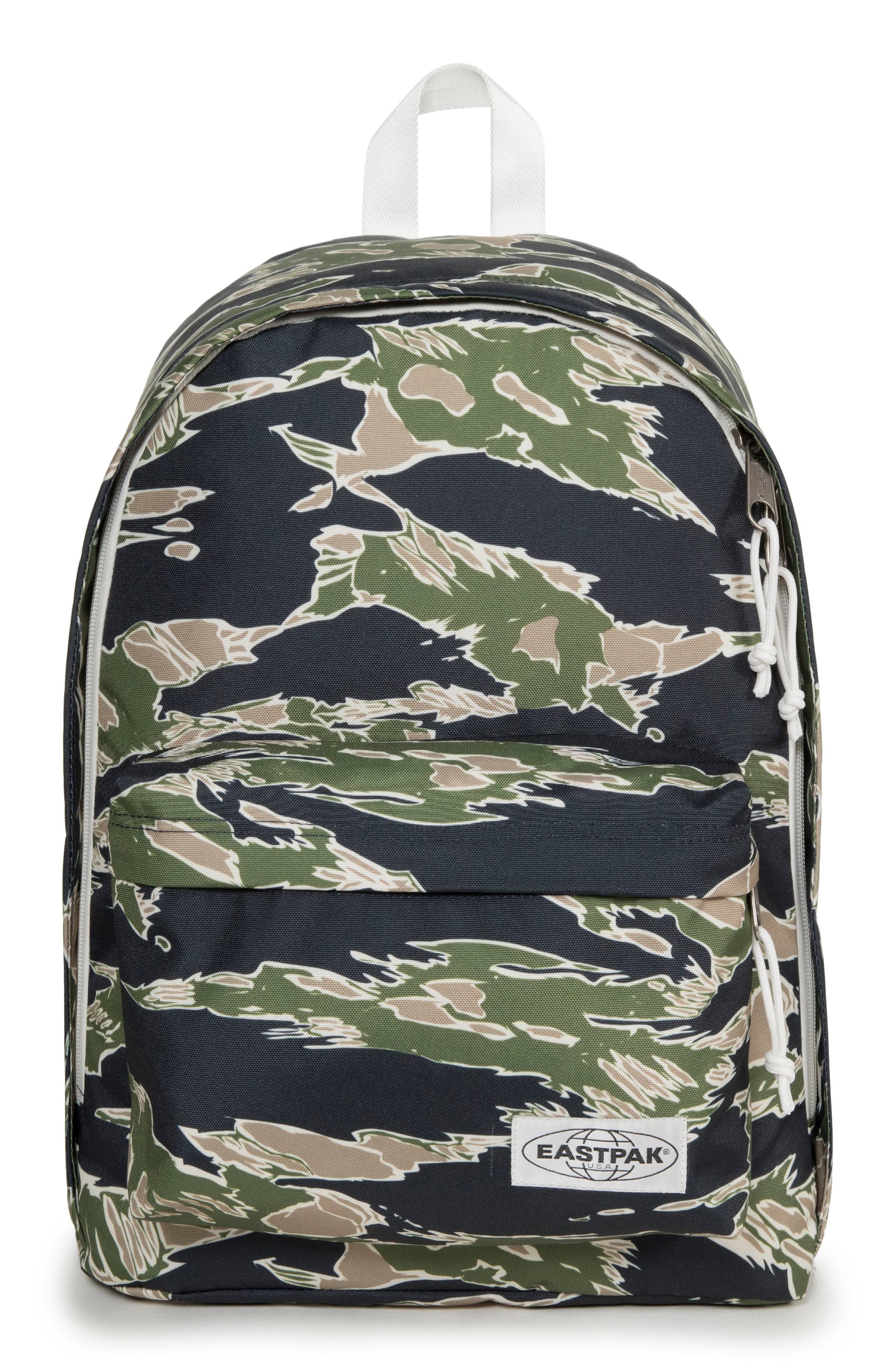 eastpak camo backpack