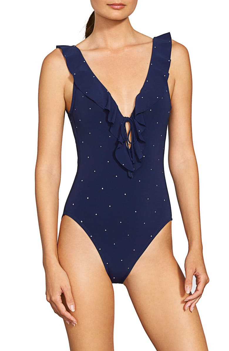 Robin Piccone Jennie Plunge One-Piece Swimsuit | Nordstrom