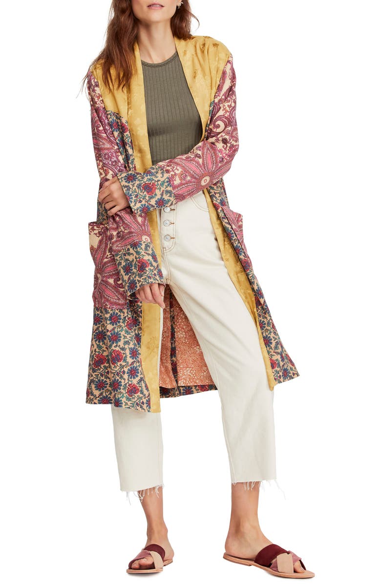 Free People Jackets MAGGIE PATCHED DUSTER JACKET