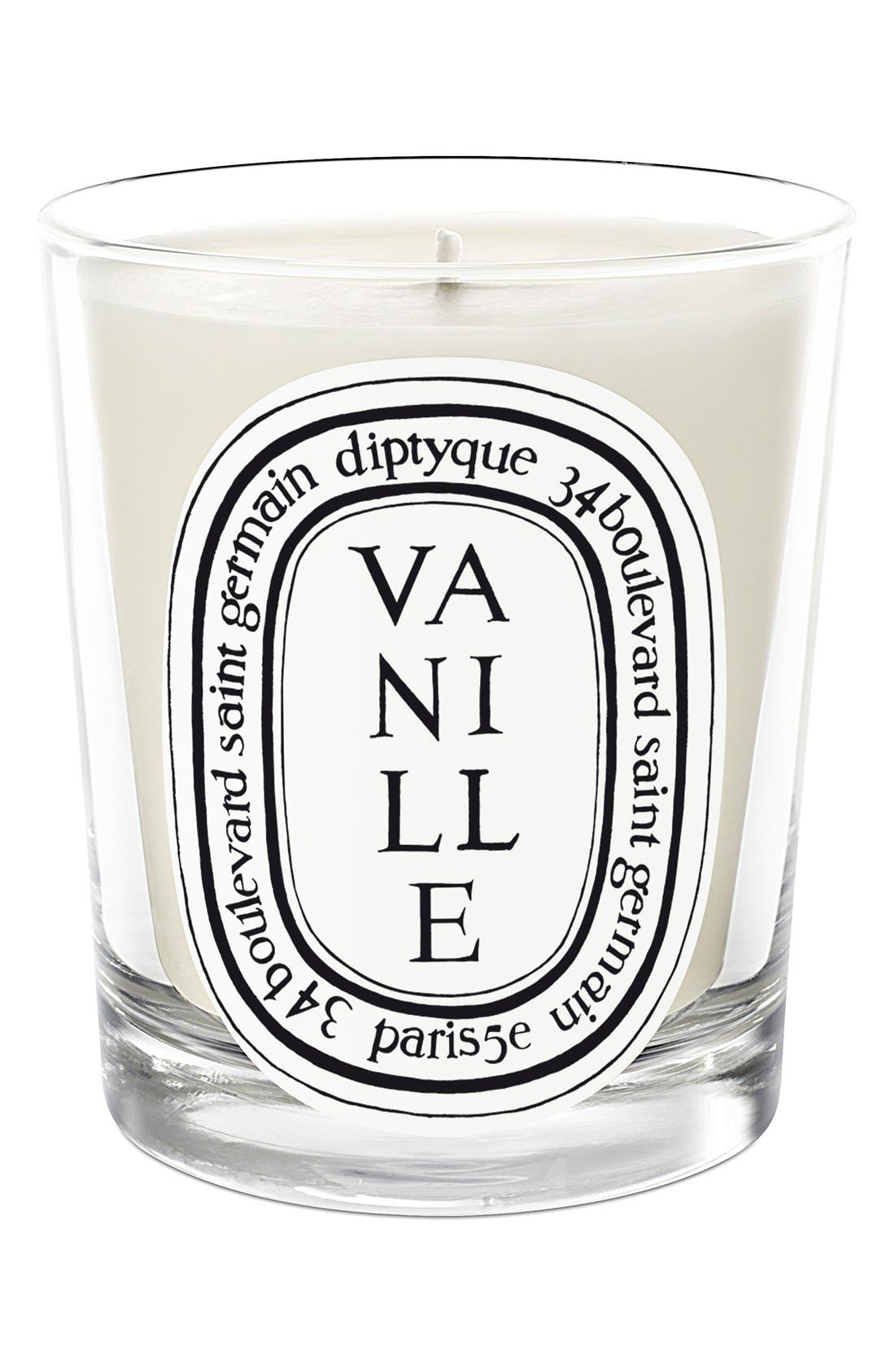 DIPTYQUE Vanille Scented Candle, Main, color, NO COLOR