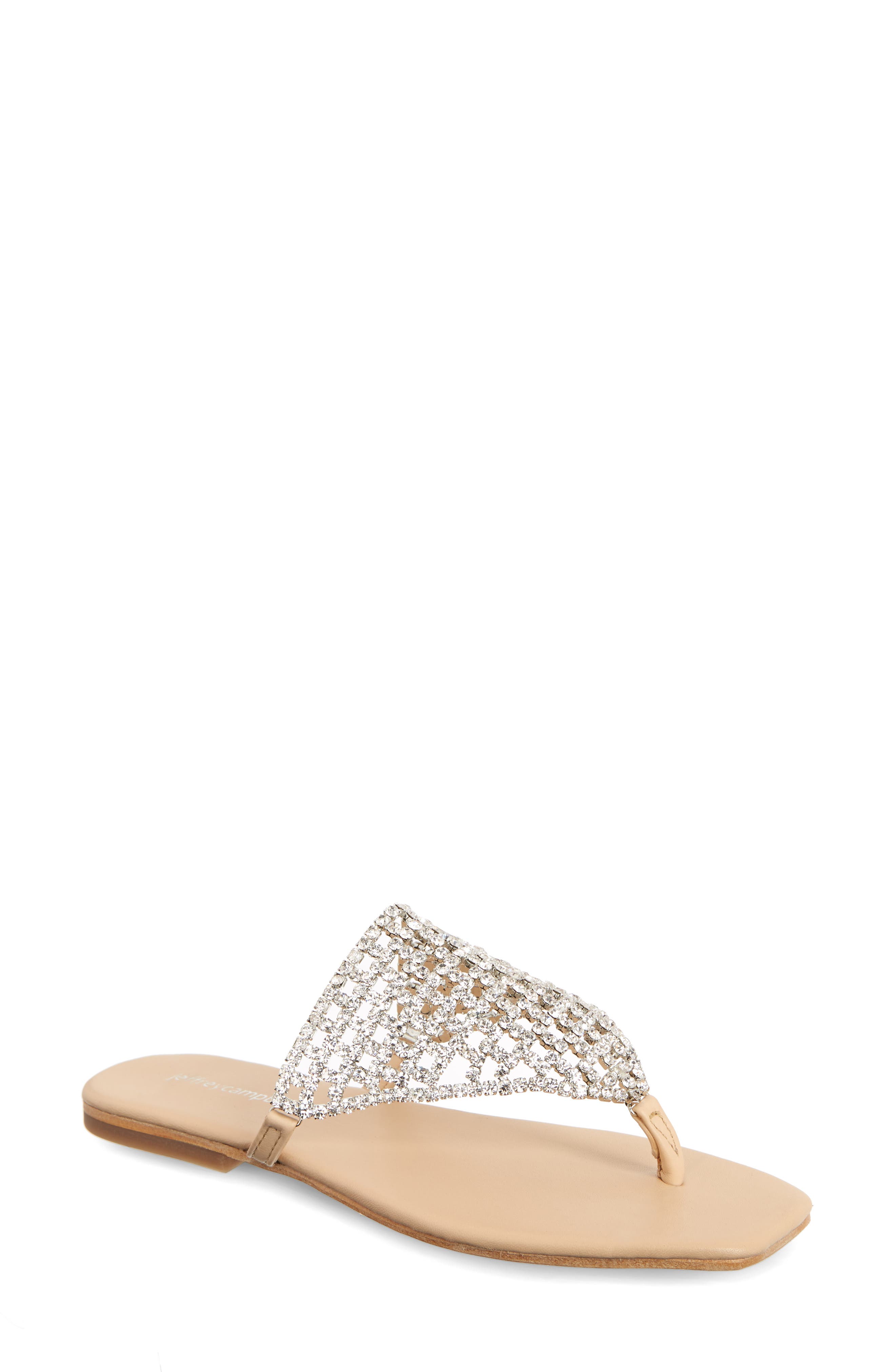 Jeffrey Campbell Abelia Crystal Embellished Sandal (Women) Nordstrom
