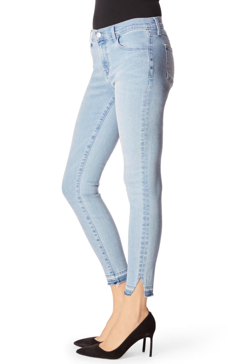 J Brand 835 Cropped Mid-Rise Skinny Jeans In Light Denim | ModeSens