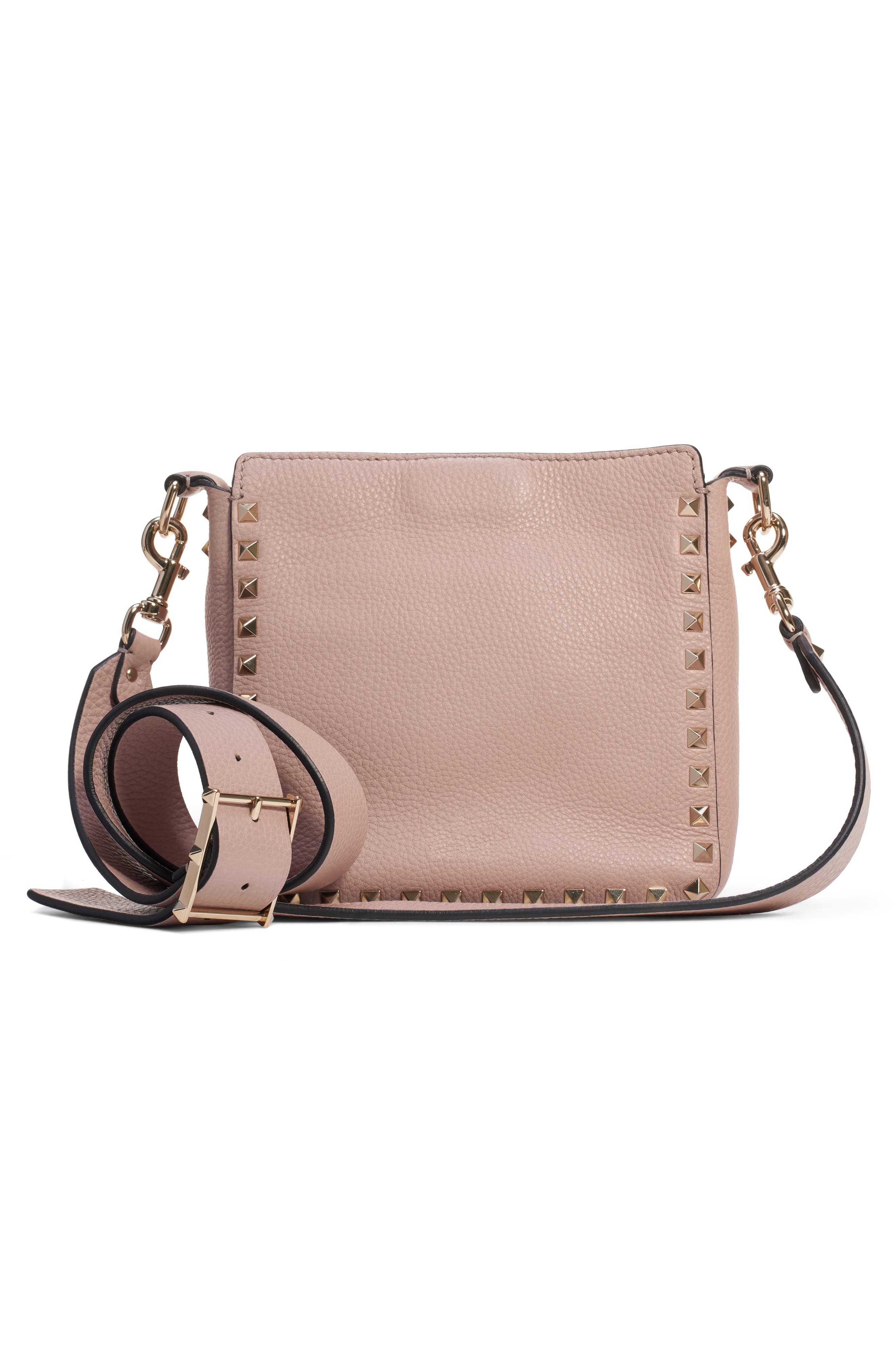 valentino rockstud hobo crossbody bag