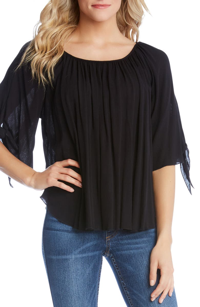 Karen Kane Tops TIE SLEEVE TOP