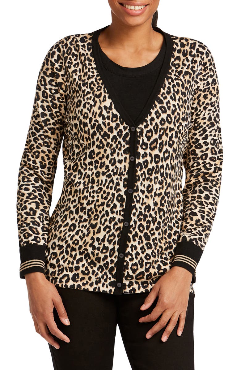 Animal print cardigan australia Clearance