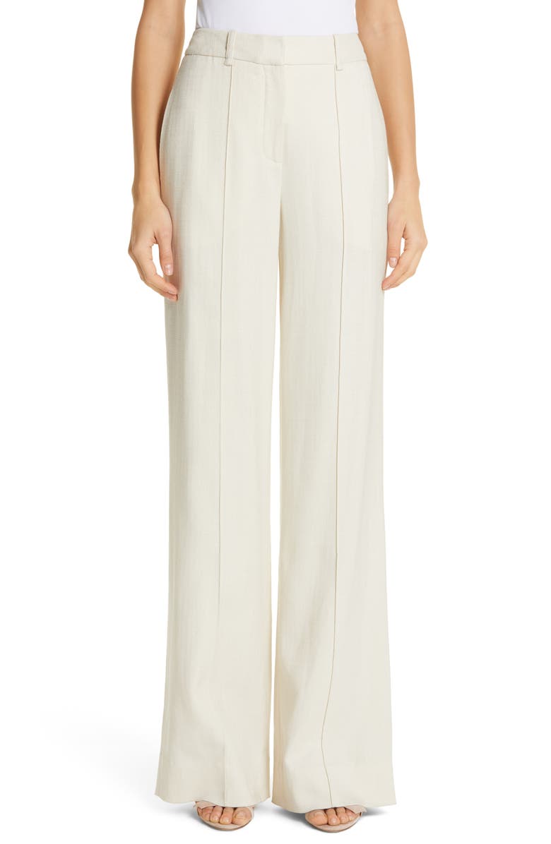 Adam Lippes Pants STRETCH CANVAS WIDE LEG PANTS