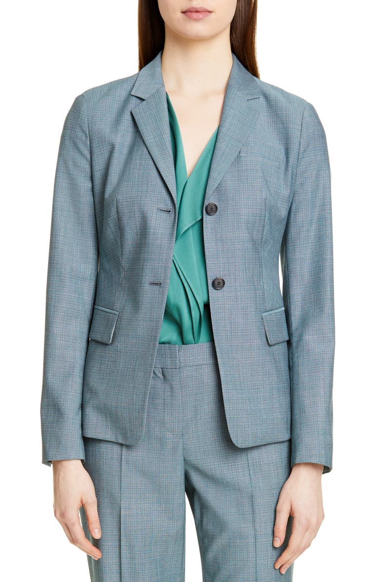Boss Jackets JOMANA MINIDESSIN WOOL JACKET