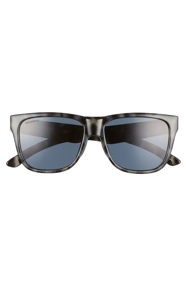SMITH LOWDOWN 2 55MM CHROMAPOP(TM) POLARIZED SQUARE SUNGLASSES,LD2CPGNMB