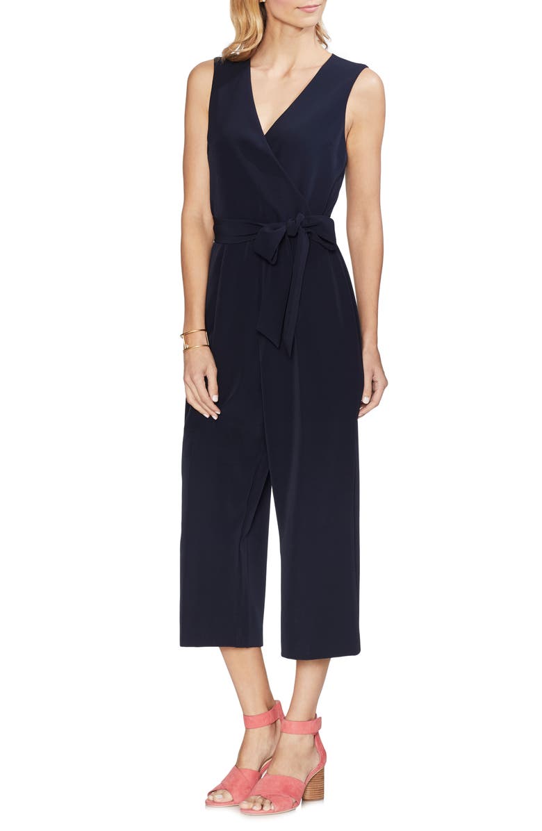 Vince Camuto Suits BELTED JUMPSUIT