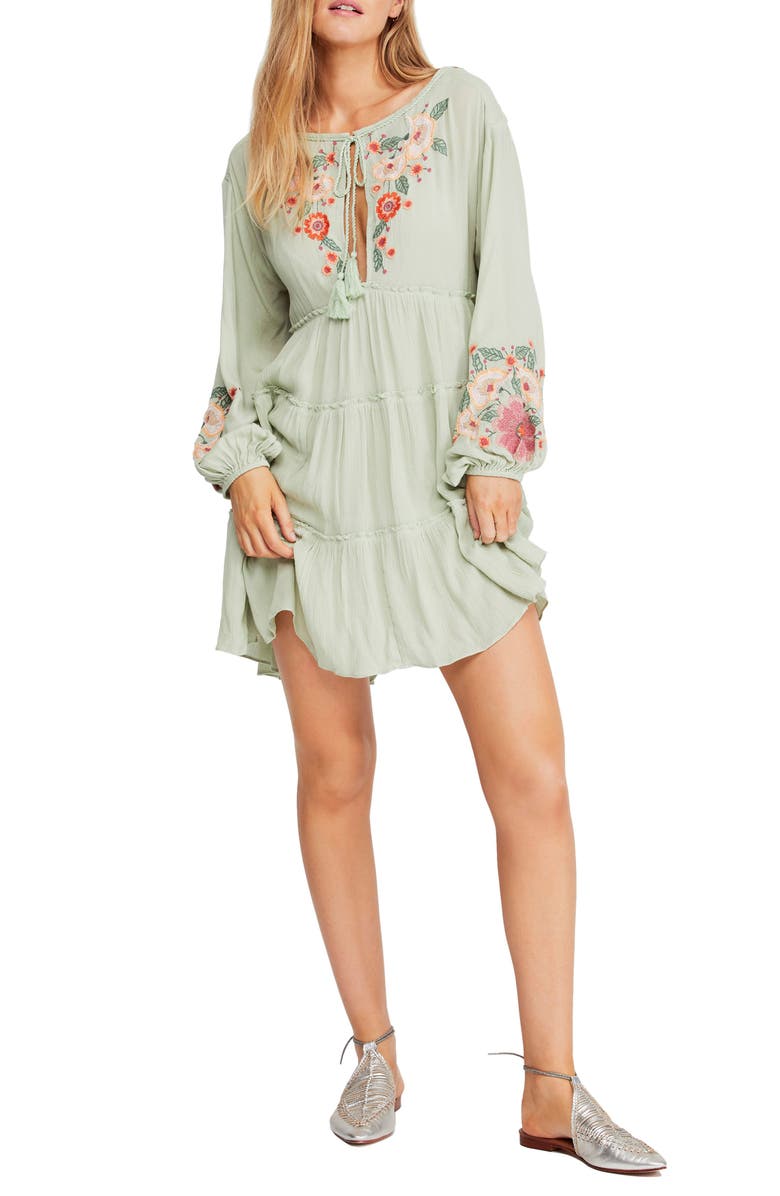 Free People Dresses SPELL ON YOU EMBROIDERED MINIDRESS