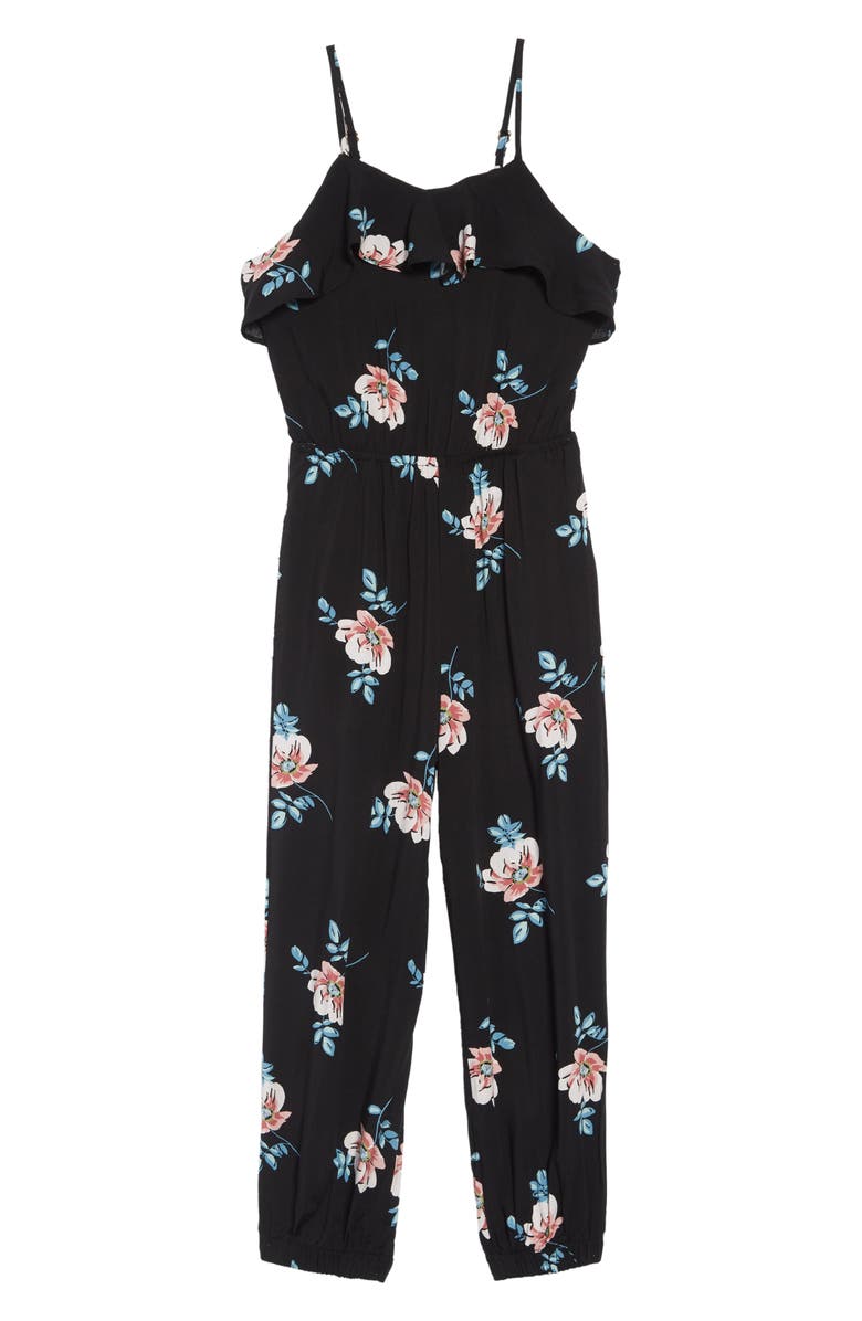 Mia Chica Floral Print Jumpsuit (Big Girls) | Nordstrom