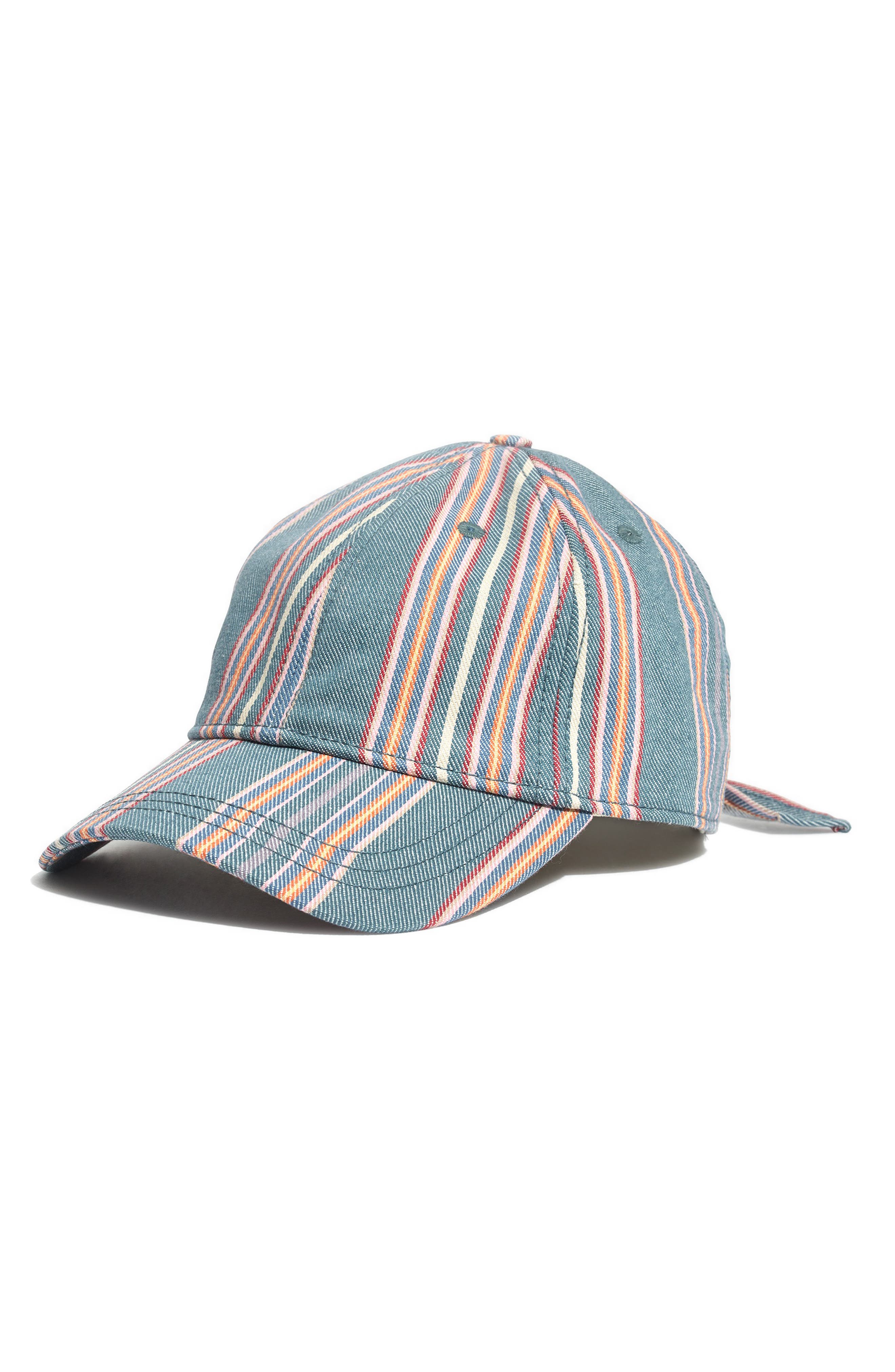 Madewell Stripe Baseball Cap Nordstrom