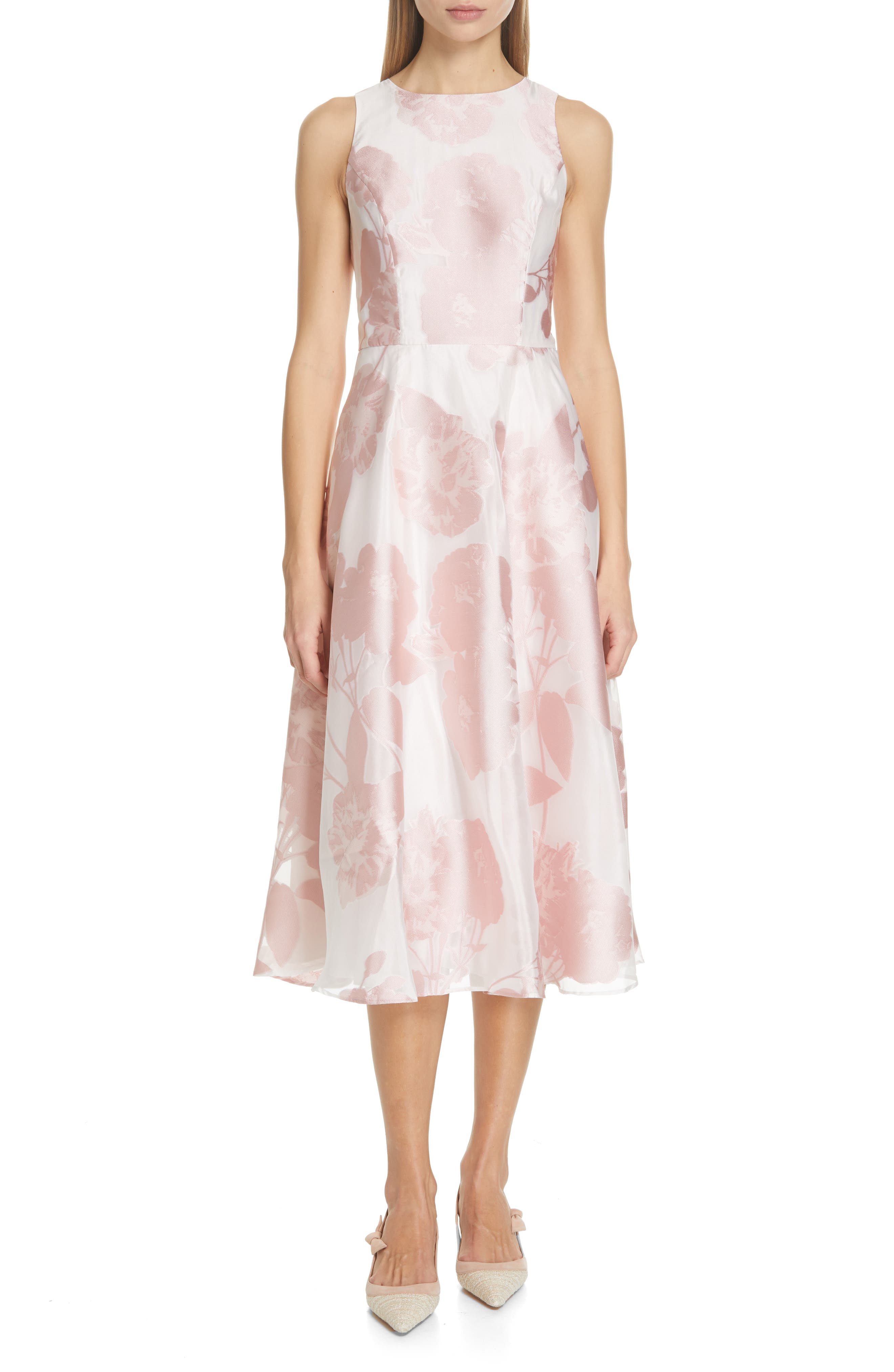Ted Baker London Wylieh Jacquard Midi Dress