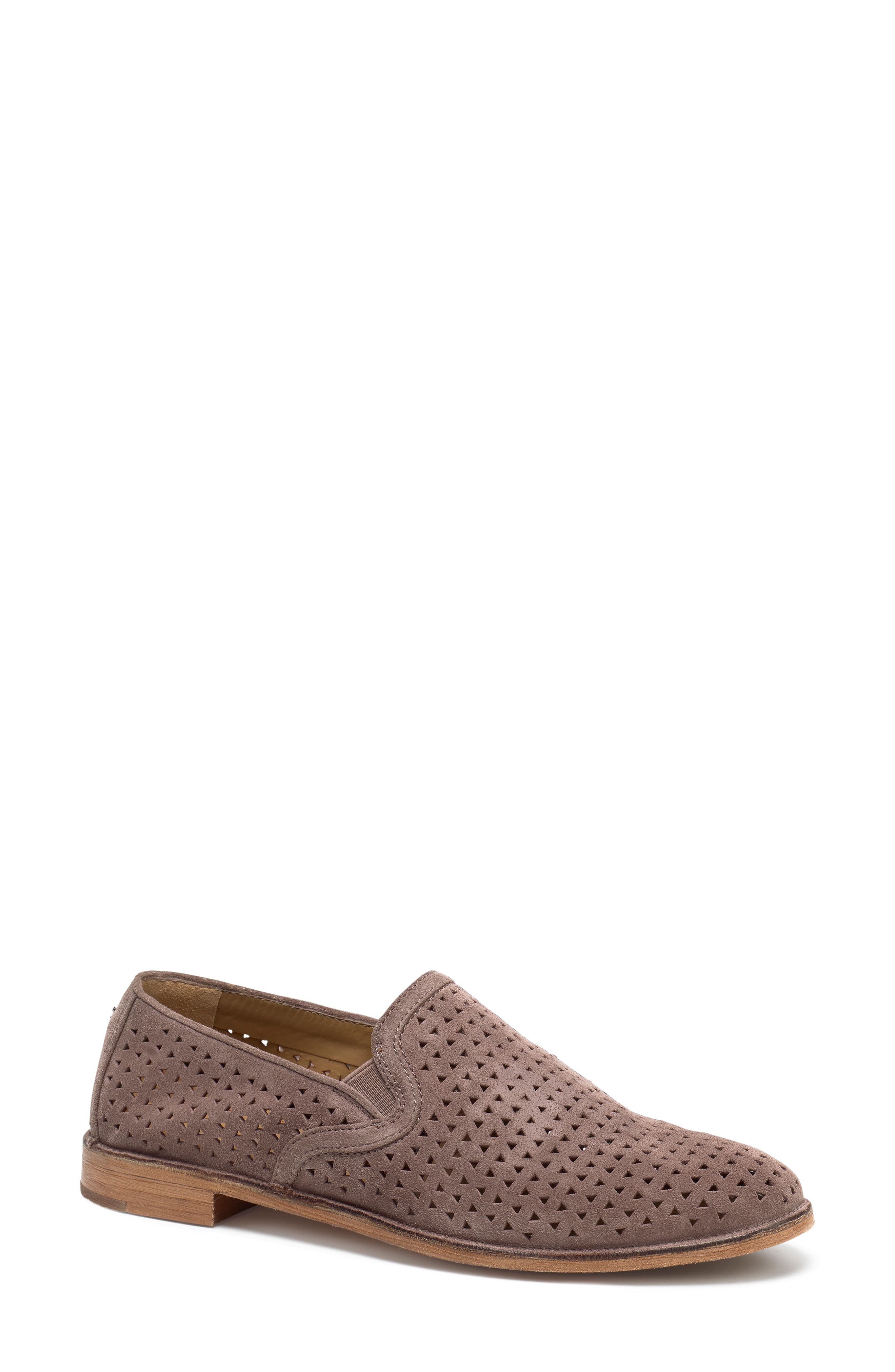 Trask Ali Perforated Loafer, Pink