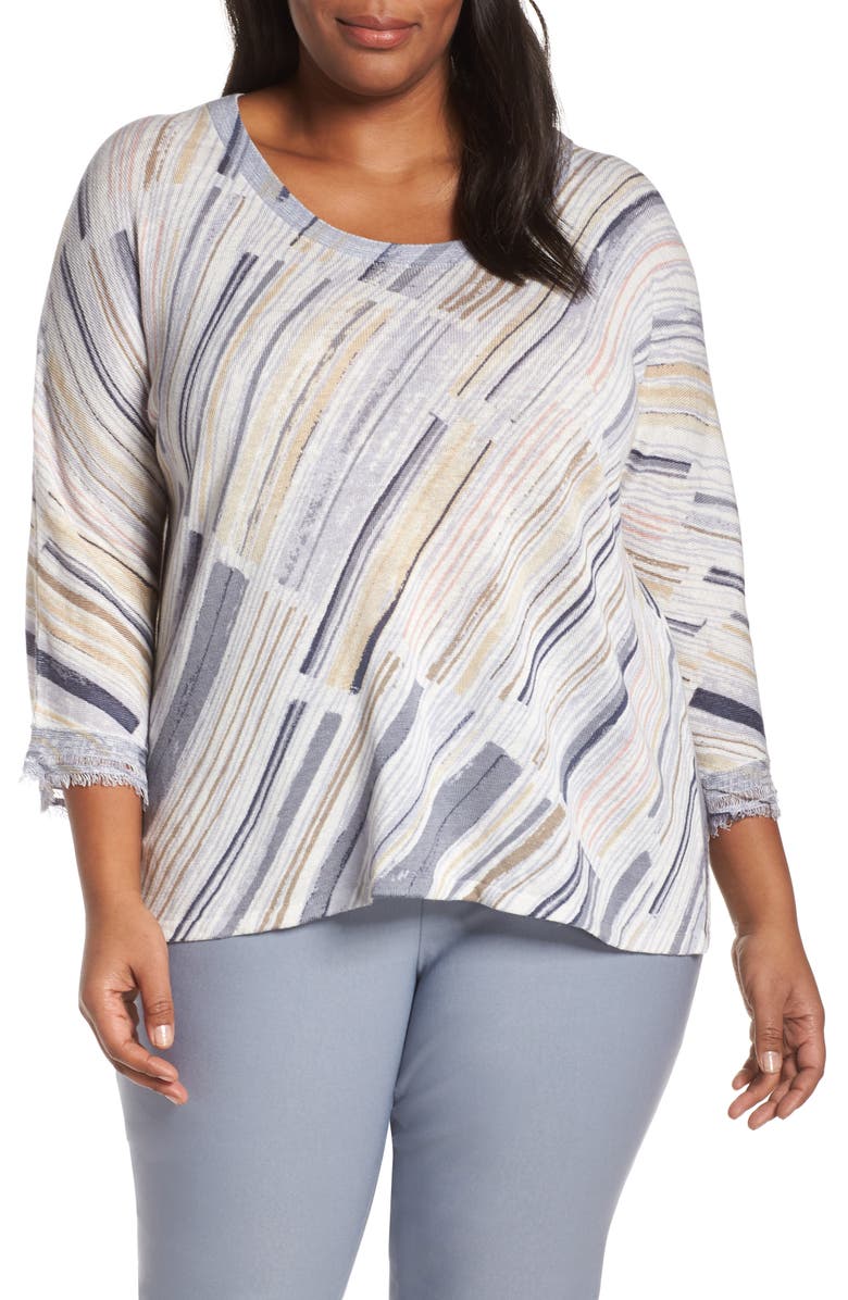 NIC + ZOE WATER STROKE TOP,S191121W