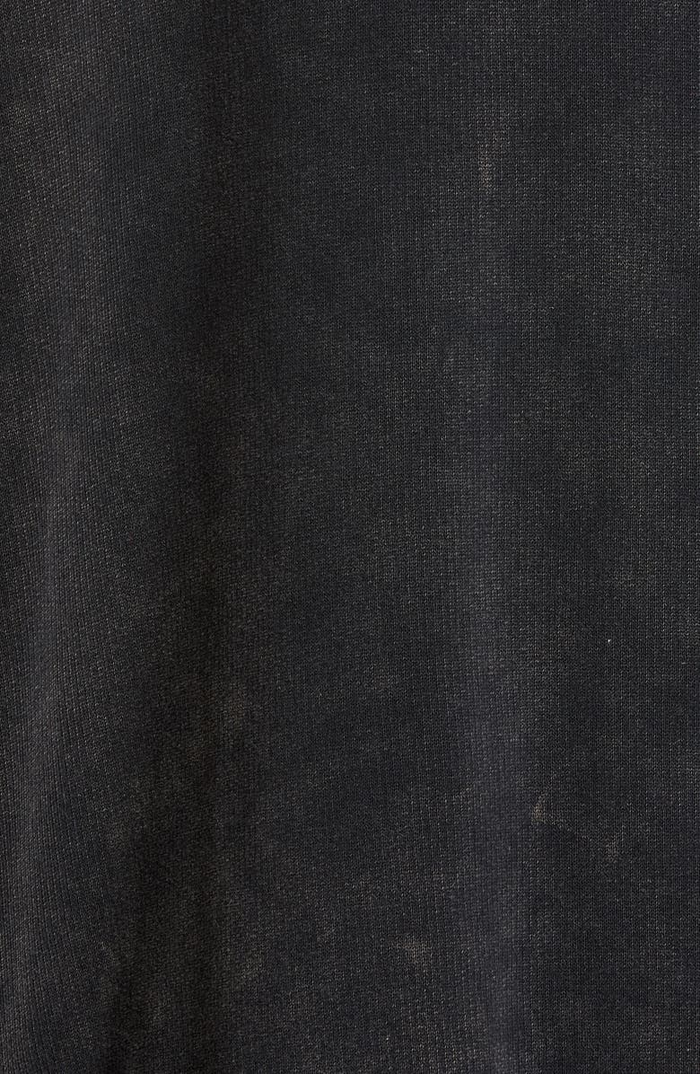 R13 Steal Your Face Oversized Graphic Sweatshirt In Acid Black