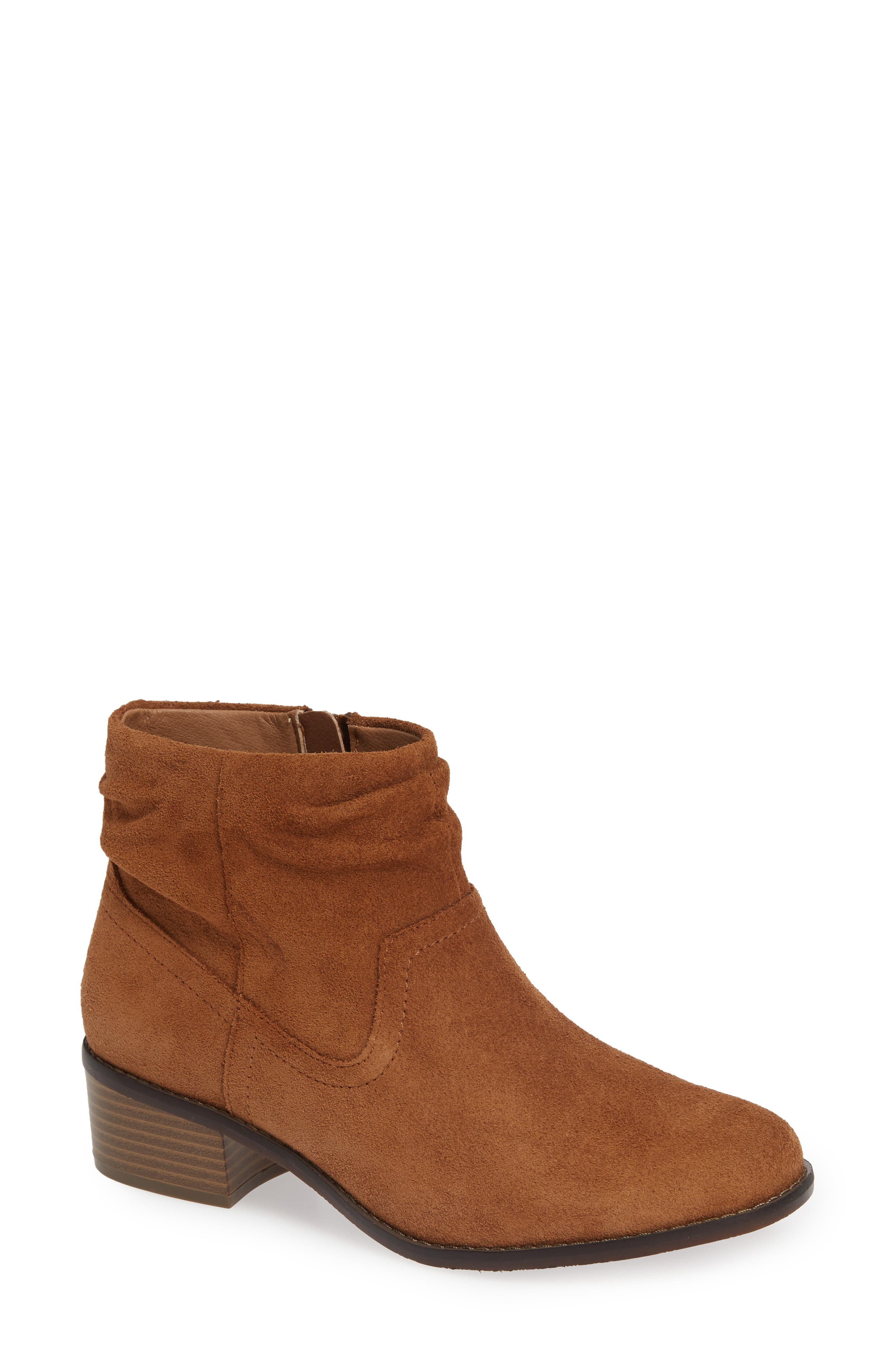 Vionic Kanela Low Slouchy Bootie- Brown