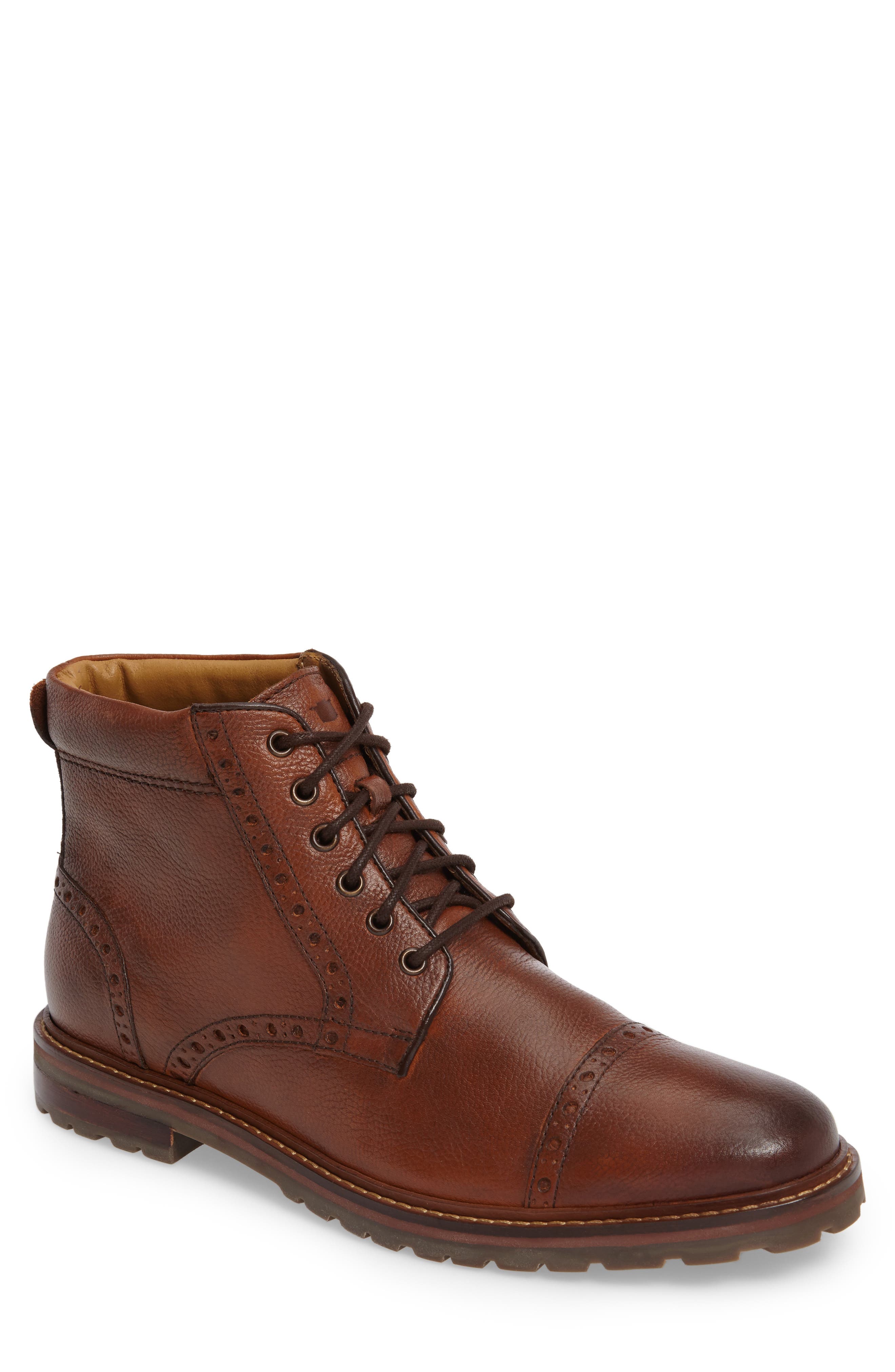 Florsheim Estabrook Cap Toe Boot, Brown