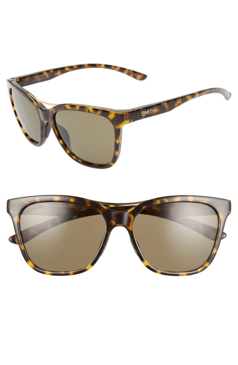 SMITH CAVALIER 55MM CHROMAPOP(TM) CAT EYE SUNGLASSES,201928P65561H