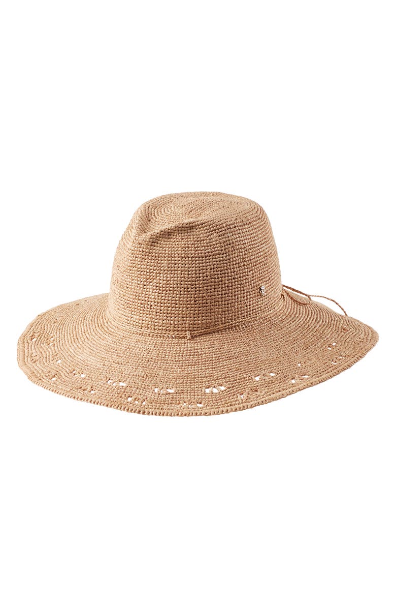 Helen Kaminski Slippers RAFFIA FLOPPY FEDORA - BROWN